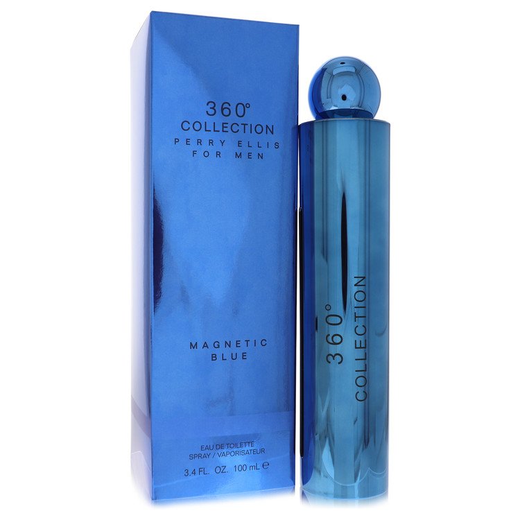 Perry Ellis 360 Collection Magnetic Blue by Perry EllisEau De Toilette Spray 3.4 oz