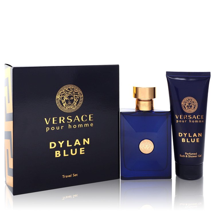 Versace Pour Homme Dylan Blue by VersaceGift Set -- 3.4 oz Eau de Toilette Spray + 3.4 oz Shower Gel