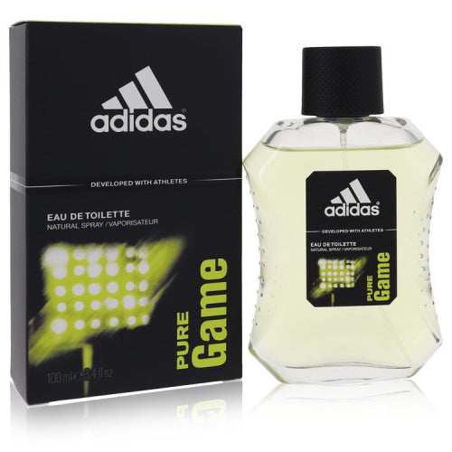 Adidas Pure Game by AdidasEau De Toilette Spray 3.4 oz 3.4 oz / 100 ml / Alcohol, Amber, Woody, Aldehyde, Oils Men