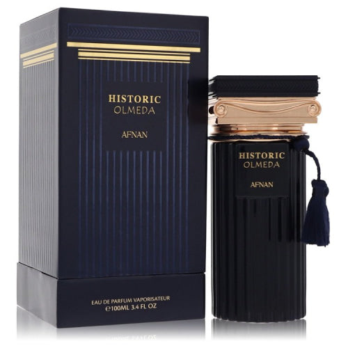 Afnan Historic Olmeda by AfnanEau De Parfum Spray (Unisex) 3.4 oz 3.4 oz / 100 ml / Alcohol, Amber, Woody, Aldehyde, Oils Unisex