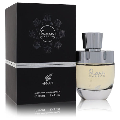 Afnan Rare Carbon by AfnanEau De Parfum Spray 3.4 oz 3.4 oz / 100 ml / Alcohol, Amber, Woody, Aldehyde, Oils Men
