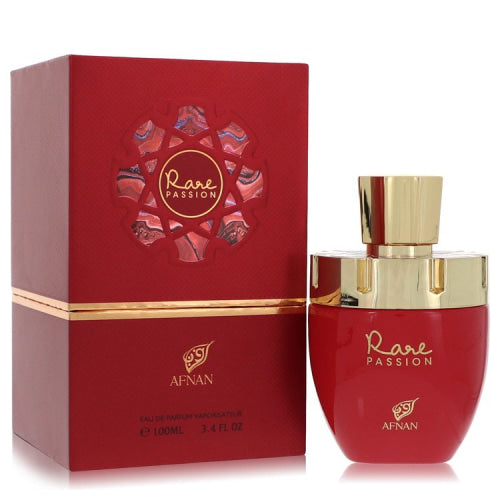Afnan Rare Passion by AfnanEau De Parfum Spray 3.4 oz 3.4 oz / 100 ml / Alcohol, Amber, Woody, Aldehyde, Oils Women
