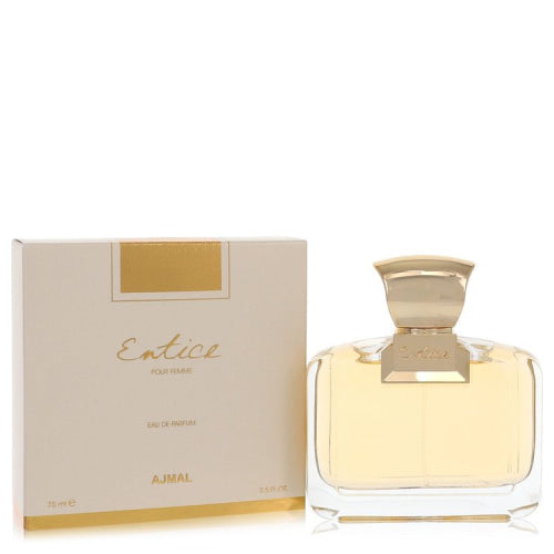 Ajmal Entice by AjmalEau De Parfum Spray 2.5 oz 2.5 oz / 75 ml / Alcohol, Amber, Woody, Aldehyde, Oils Women