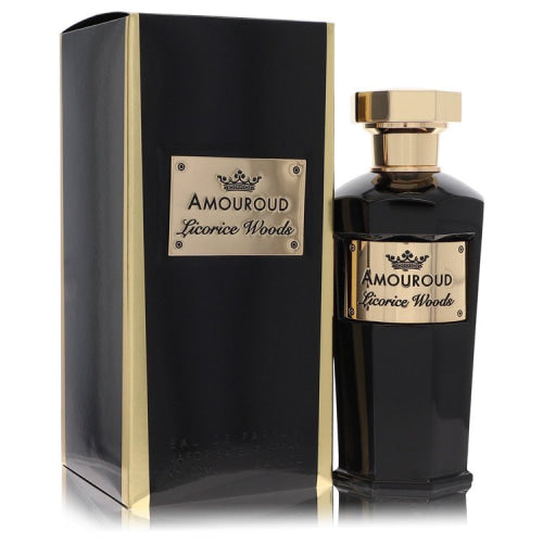 Amouroud Licorice Woods by AmouroudEau De Parfum Spray (Unisex) 3.4 oz 3.4 oz / 100 ml / Alcohol, Amber, Woody, Aldehyde, Oils Unisex