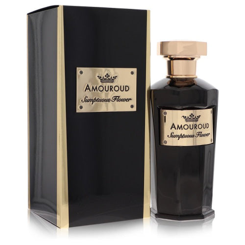 Amouroud Sumptuous Flower by AmouroudEau De Parfum Spray (Unisex) 3.4 oz 3.4 oz / 100 ml / Alcohol, Amber, Woody, Aldehyde, Oils Unisex
