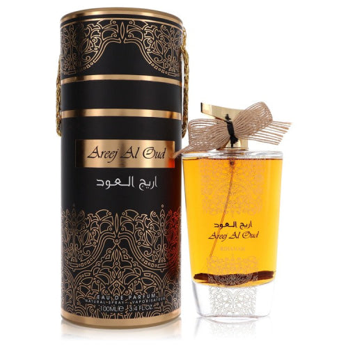 Areej Al Oud by RihanahEau De Parfum Spray (Unisex) 3.4 oz 3.4 oz / 100 ml / Alcohol, Amber, Woody, Aldehyde, Oils Unisex