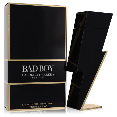 Bad Boy by Carolina HerreraEau De Toilette Spray 3.4 oz 3.4 oz / 100 ml / Alcohol, Amber, Woody, Aldehyde, Oils Men