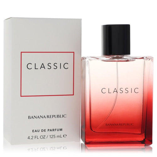Banana Republic Classic Red by Banana RepublicEau De Parfum Spray (Unisex) 4.2 oz 4.2 oz / 125 ml / Alcohol, Amber, Woody, Aldehyde, Oils