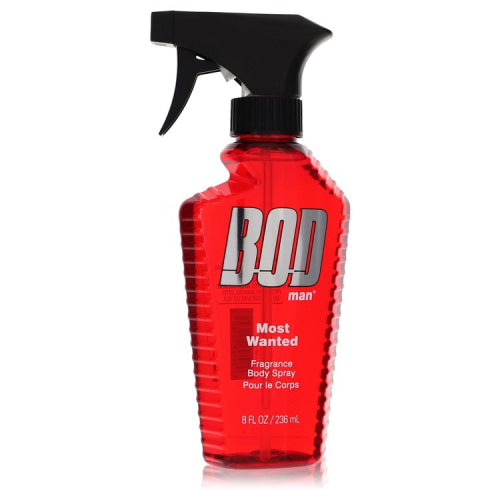 Bod Man Most Wanted by Parfums De CoeurFragrance Body Spray 8 oz 8 oz / 240 ml / Alcohol, Amber, Woody, Aldehyde, Oils Men