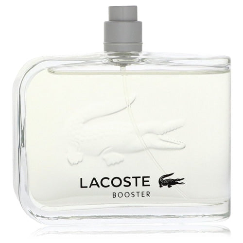 Booster by LacosteEau De Toilette Spray (Tester) 4.2 oz 4.2 oz / 125 ml / Alcohol, Amber, Woody, Aldehyde, Oils Men