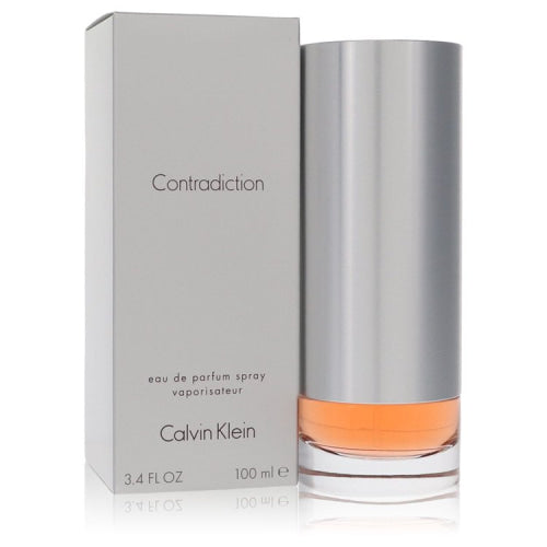 Contradiction by Calvin KleinEau De Parfum Spray 3.4 oz 3.4 oz / 100 ml / Alcohol, Amber, Woody, Aldehyde, Oils Women