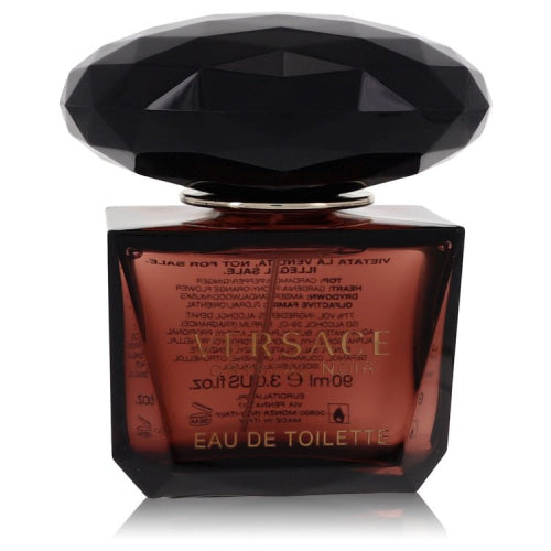 Crystal Noir by VersaceEau De Toilette Spray (Tester) 3 oz 3 oz / 90 ml / Alcohol, Amber, Woody, Aldehyde, Oils Women