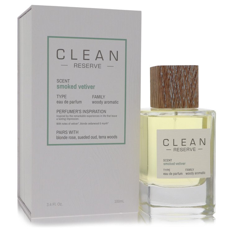 Clean Smoked Vetiver von CleanEau de Parfum Spray 3,4 oz