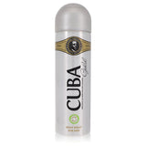 Cuba Gold by Fragluxe Deodorant Spray 6.7 oz for Men, Long-Lasting Freshness and Elegance