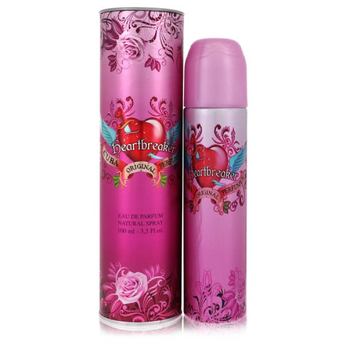 Cuba Heartbreaker by FragluxeEau De Parfum Spray 3.4 oz 3.4 oz / 100 ml / Alcohol, Amber, Woody, Aldehyde, Oils Women