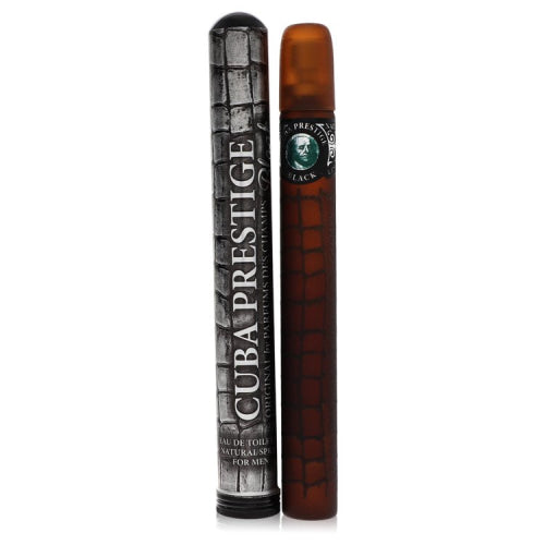 Cuba Prestige Black by FragluxeEau De Toilette Spray 1.17 oz 1.17 oz / 35 ml / Alcohol, Amber, Woody, Aldehyde, Oils Men