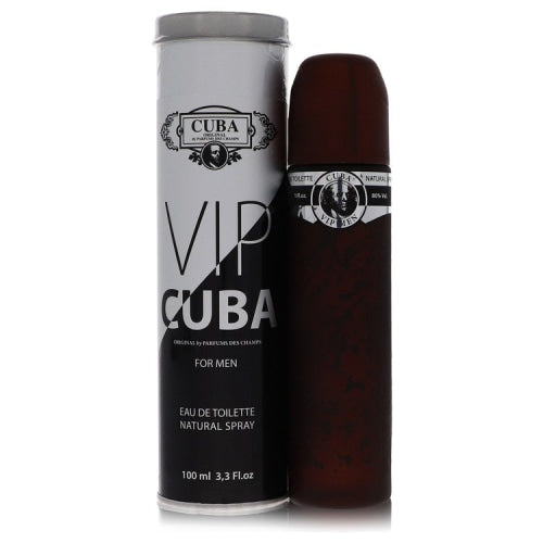 Cuba VIP by FragluxeEau De Toilette Spray 3.4 oz 3.4 oz / 100 ml / Alcohol, Amber, Woody, Aldehyde, Oils Men