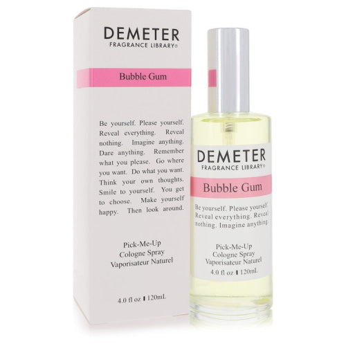 Demeter Bubble Gum by DemeterCologne Spray 4 oz 4 oz / 120 ml / Alcohol, Amber, Woody, Aldehyde, Oils Women
