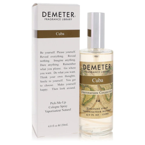 Demeter Cuba by DemeterCologne Spray 4 oz 4 oz / 120 ml / Alcohol, Amber, Woody, Aldehyde, Oils Women