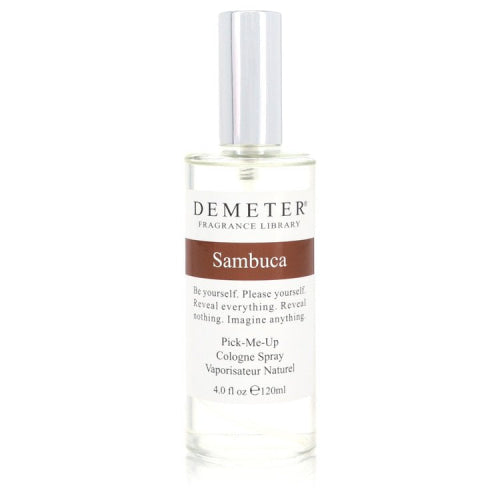Demeter Sambuca by DemeterCologne Spray (Unboxed) 4 oz 4 oz / 120 ml / Alcohol, Amber, Woody, Aldehyde, Oils Women