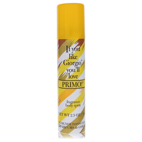 Designer Imposters Primo! by Parfums De CoeurBody Spray 2.5 oz 2.5 oz / 75 ml / Alcohol, Amber, Woody, Aldehyde, Oils Women