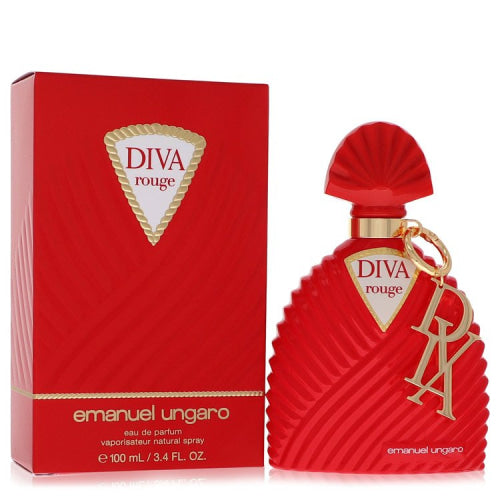 Diva Rouge by UngaroEau De Parfum Spray 3.4 oz 3.4 oz / 100 ml / Alcohol, Amber, Woody, Aldehyde, Oils Women