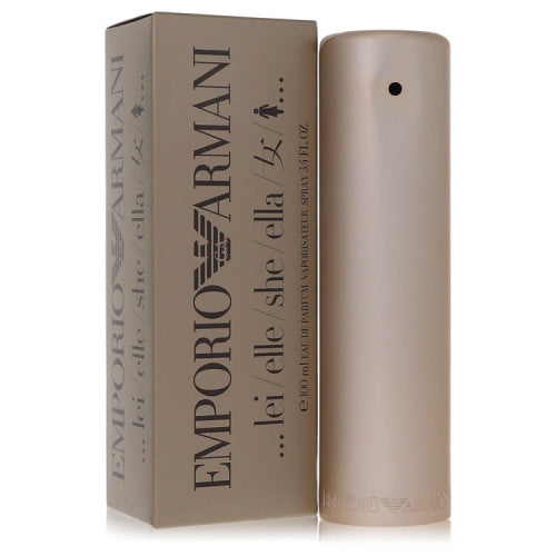 Emporio Armani by Giorgio ArmaniEau De Parfum Spray 3.4 oz 3.4 oz / 100 ml / Alcohol, Amber, Woody, Aldehyde, Oils Women