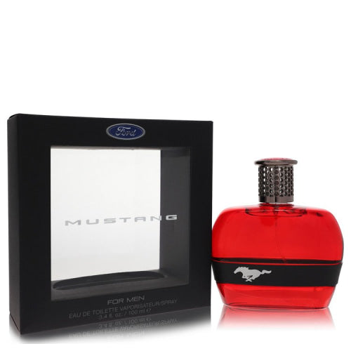 Ford Mustang Red by Estee LauderEau De Toilette Spray 3.4 oz 3.4 oz / 100 ml / Alcohol, Amber, Woody, Aldehyde, Oils Men