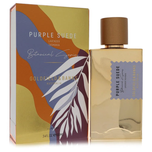 Goldfield & Banks Purple Suede by Goldfield & BanksPerfume Spray (Unisex) 3.4 oz 3.4 oz / 100 ml / Alcohol, Amber, Woody, Aldehyde, Oils