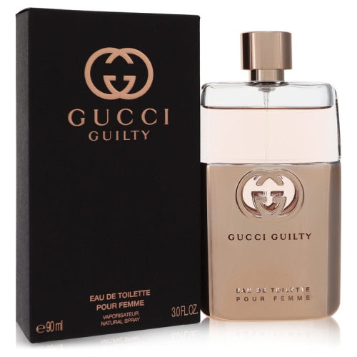 Gucci Guilty Pour Femme by GucciEau De Toilette Spray 3 oz 3 oz / 90 ml / Alcohol, Amber, Woody, Aldehyde, Oils Women