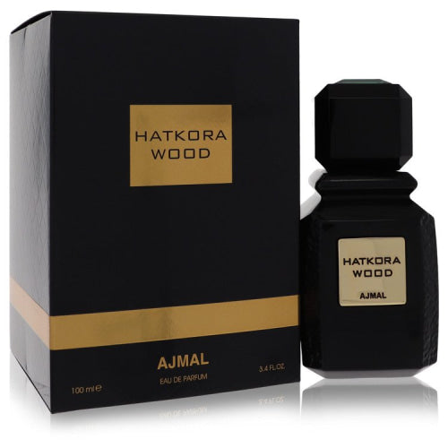 Hatkora Wood by AjmalEau De Parfum Spray (Unisex) 3.4 oz 3.4 oz / 100 ml / Alcohol, Amber, Woody, Aldehyde, Oils Unisex