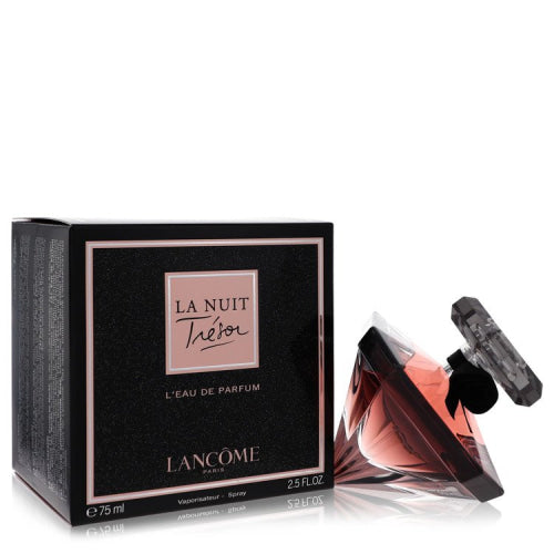La Nuit Tresor by LancomeL’eau De Parfum Spray 2.5 oz 2.5 oz / 75 ml / Alcohol, Amber, Woody, Aldehyde, Oils Women