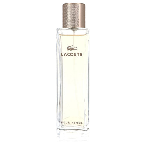 Lacoste Pour Femme by LacosteEau De Parfum Spray (Tester) 3 oz 3 oz / 90 ml / Alcohol, Amber, Woody, Aldehyde, Oils Women