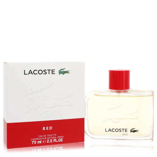 Lacoste Red Style In Play by LacosteEau De Toilette Spray (New Packaging) 2.5 oz 2.5 oz / 75 ml / Alcohol, Amber, Woody, Aldehyde, Oils Men