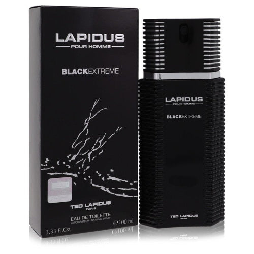 Lapidus Black Extreme by Ted LapidusEau De Toilette Spray 3.4 oz 3.4 oz / 100 ml / Alcohol, Amber, Woody, Aldehyde, Oils Men