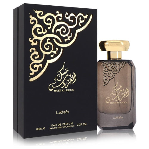 Lattafa Musk Al Aroos by LattafaEau De Parfum Spray 2.7 oz 2.7 oz / 80 ml / Alcohol, Amber, Woody, Aldehyde, Oils Women