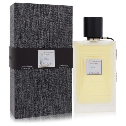 Les Compositions Parfumees Gold by LaliqueEau De Parfum Spray 3.3 oz 3.3 oz / 100 ml / Alcohol, Amber, Woody, Aldehyde, Oils Women