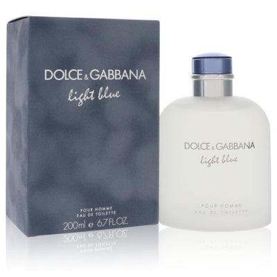 Light Blue by Dolce & Gabbana Eau De Toilette Spray 6.8 oz for Refreshing Masculine Fragrance