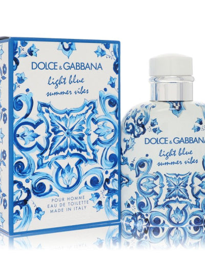 Light Blue Summer Vibes by Dolce & Gabbana 4.2 oz Refreshing Men’s Eau De Toilette Spray