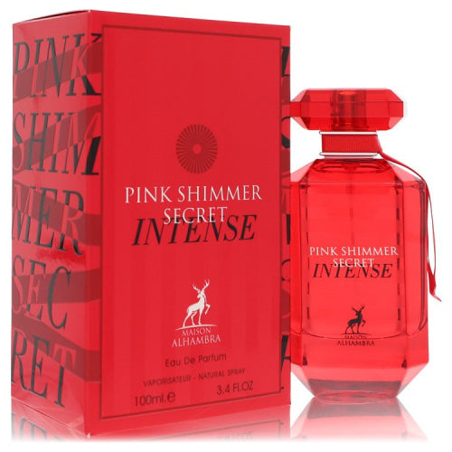 Maison Alhambra Pink Shimmer Secret Intense by Maison AlhambraEau De Parfum Spray 3.4 oz 3.4 oz / 100 ml / Alcohol, Amber, Woody, Aldehyde,