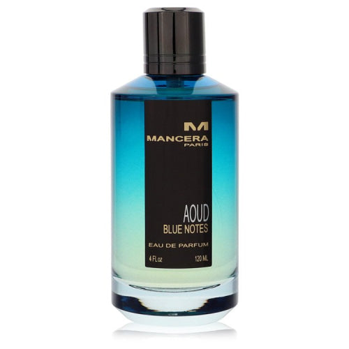 Mancera Aoud Blue Notes by ManceraEau De Parfum Spray (Unisex Unboxed) 4 oz 4 oz / 120 ml / Alcohol, Amber, Woody, Aldehyde, Oils Women