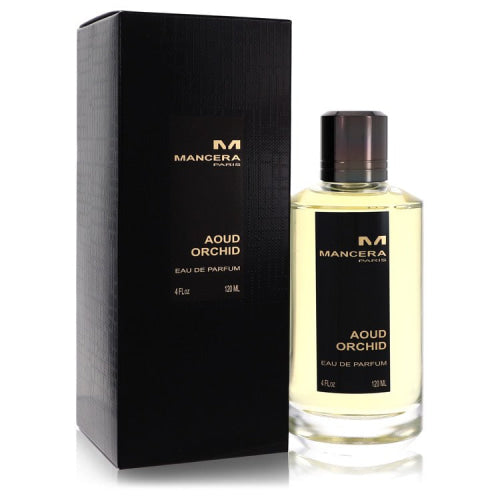 Mancera Aoud Orchid by ManceraEau De Parfum Spray (Unisex) 4 oz 4 oz / 120 ml / Alcohol, Amber, Woody, Aldehyde, Oils Unisex