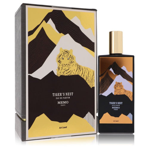 Memo Tiger’s Nest by MemoEau De Parfum Spray (Unisex) 2.5 oz 2.5 oz / 75 ml / Alcohol, Amber, Woody, Aldehyde, Oils Unisex