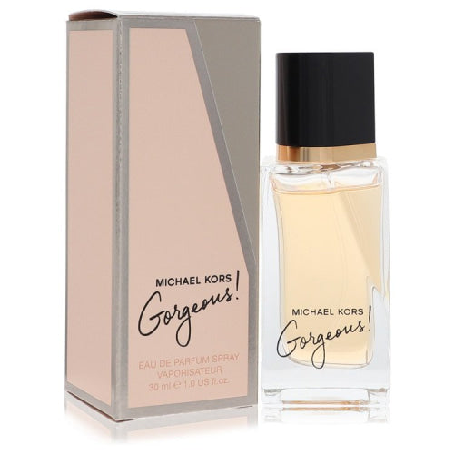 Michael Kors Gorgeous by Michael KorsEau De Parfum Spray 1 oz 1 oz / 30 ml / Alcohol, Amber, Woody, Aldehyde, Oils Women