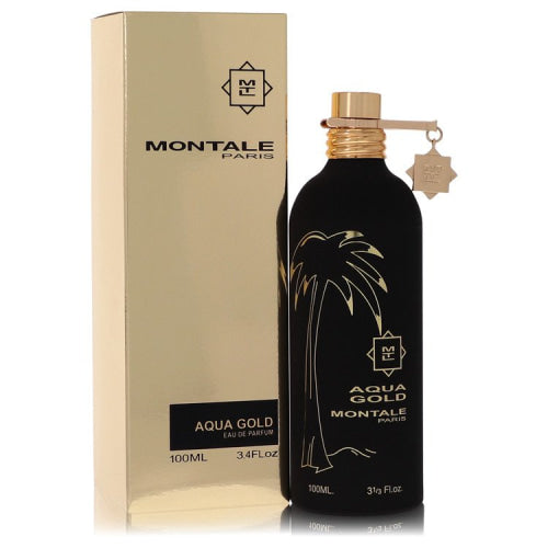 Montale Aqua Gold by MontaleEau De Parfum Spray 3.4 oz 3.4 oz / 100 ml / Alcohol, Amber, Woody, Aldehyde, Oils Women