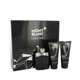 MontBlanc Legend by Mont Blanc Gift Set with Eau De Toilette and Grooming Essentials
