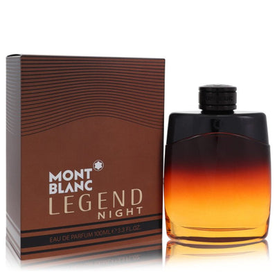 Montblanc Legend Night Eau De Parfum Spray 3.3 oz for Men - Long-Lasting Fragrance