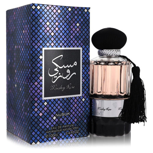 Musky Rose by NusukEau De Parfum Spray (Unisex) 3.4 oz 3.4 oz / 100 ml / Alcohol, Amber, Woody, Aldehyde, Oils Unisex