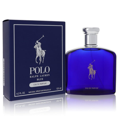 Polo Blue by Ralph LaurenEau De Parfum Spray 4.2 oz 4.2 oz / 125 ml / Alcohol, Amber, Woody, Aldehyde, Oils Men