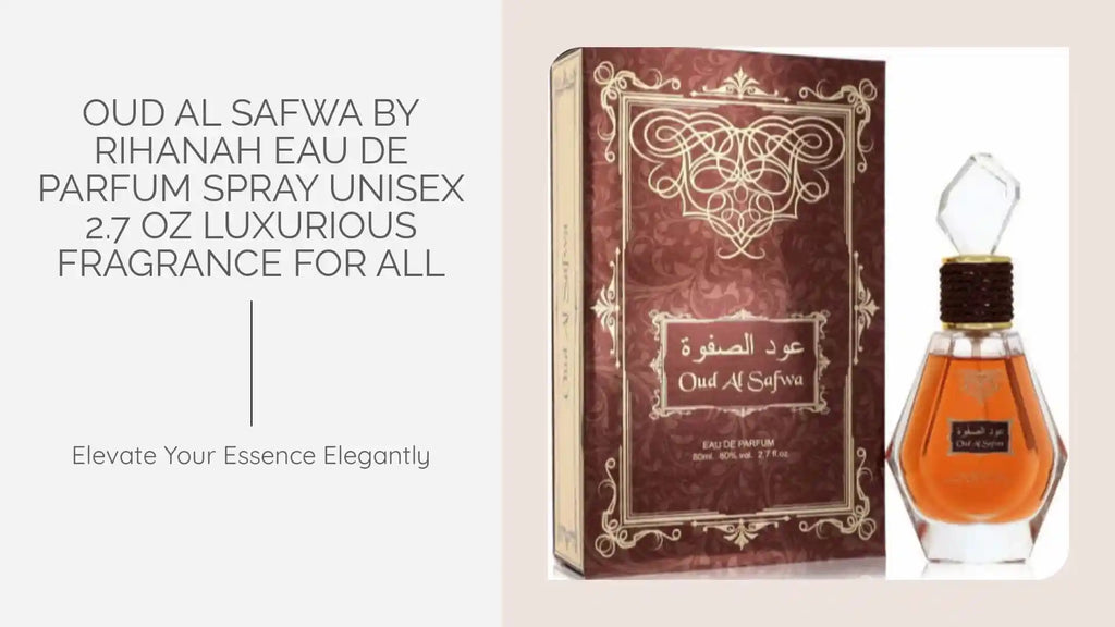 Oud Al Safwa by Rihanah Eau De Parfum Spray Unisex 2.7 oz Luxurious Fragrance for All by@Outfy